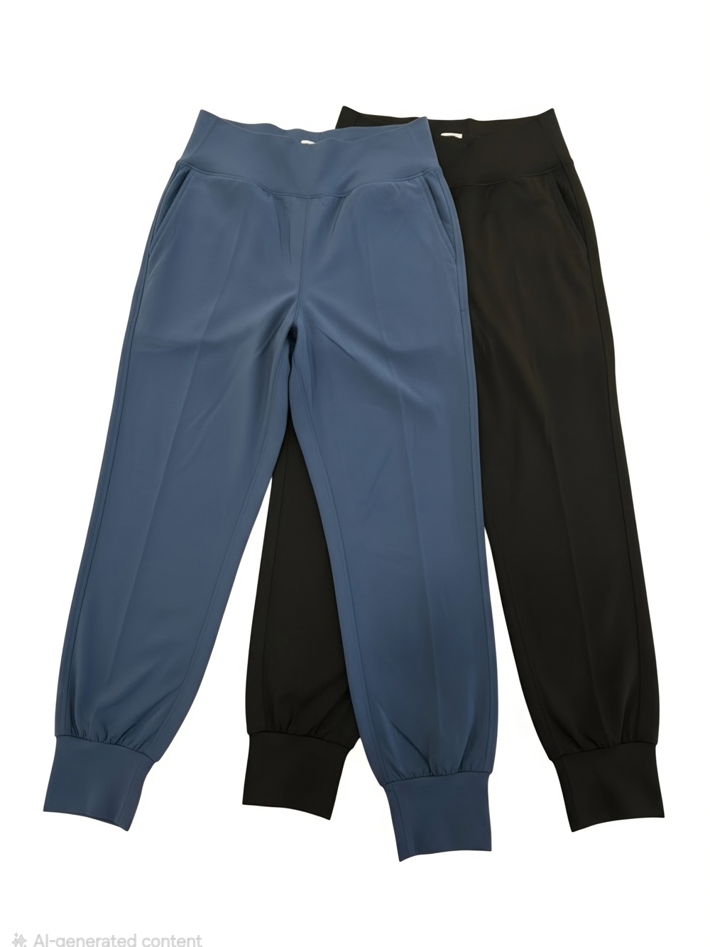 Tuff Athletics Women's Jogger Pants in Both Blue & Black Size Large